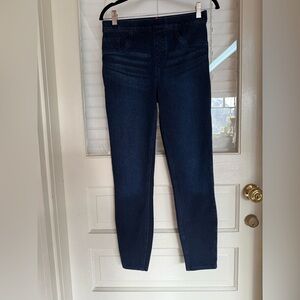 Spanx Pull on Dark Wash Jeans Medium